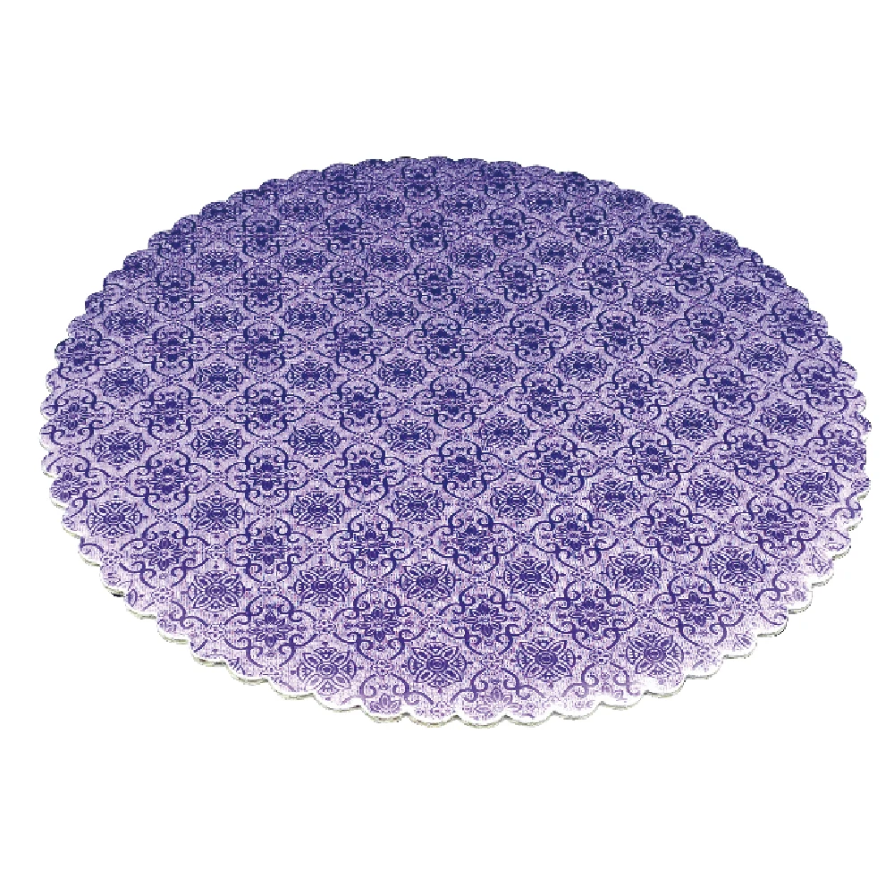 Новый дизайн 2020, лидер продаж, хлебобулочная Кондитерская домашняя выпечка, золотые доски для торта с зубчатыми краями 10 дюймов