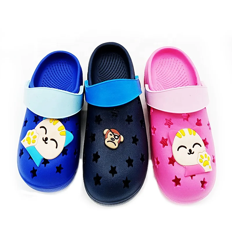  New Fashion Garden Clogs Eva Cartoon Kids Children Soft Beach Sandal Summer Spring Customized Logo Casual