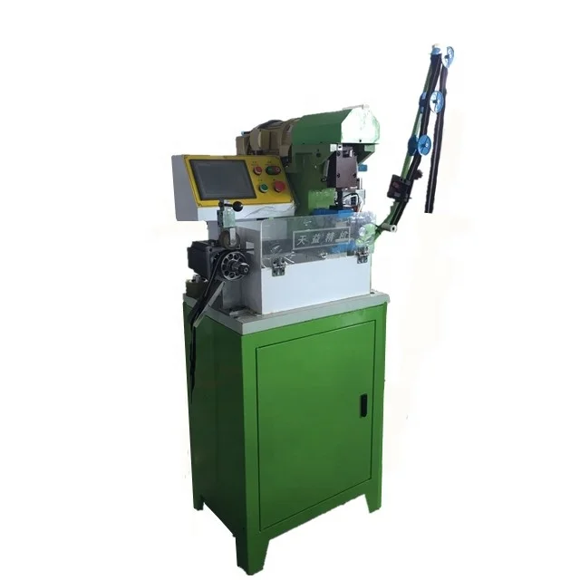 Автоматическая машина для обвязки металлических молний с открытым концом