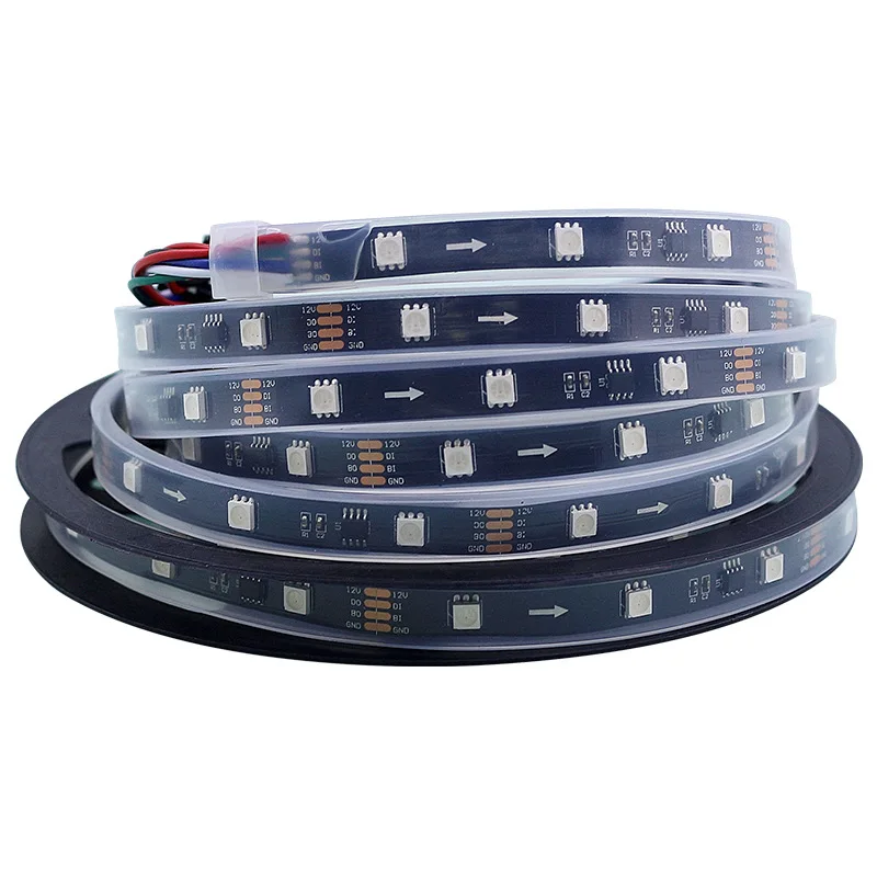 12V останова возобновить двойной сигнал 5050 Rgb 12В цвет мечты полноцветные цифровые компании mlight работающая при напряжении строки света Tm1934 1935