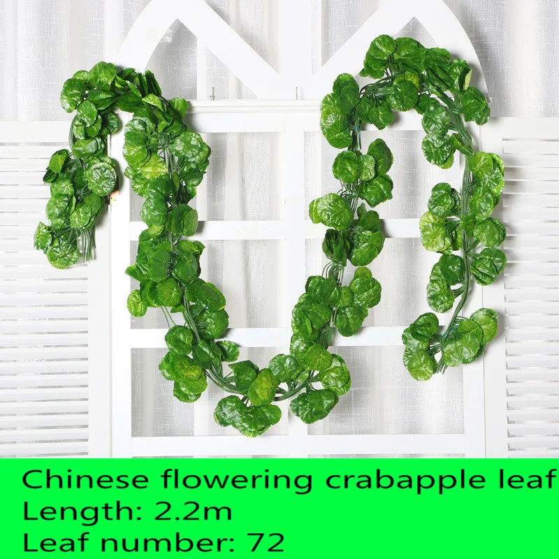 New Indoor Decorative Artificial Wall Plant Climbing Ivy Plants For Garden Ceiling Decoration