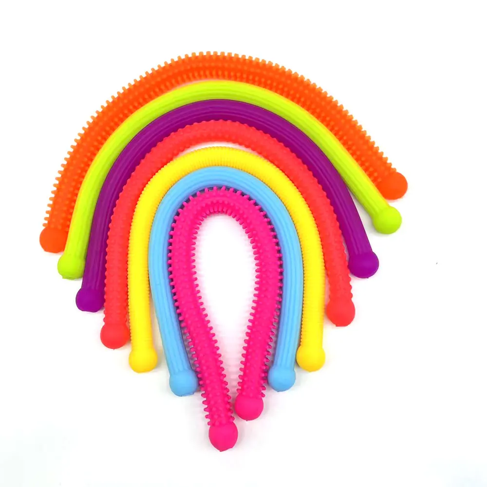 TPR Fashion  popular color  super stretchable fidget stress relief string toy for vending machine capsule and promotion gift