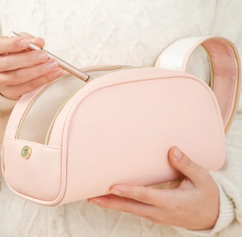 mini make up pu leather personalized small cosmetics custom cosmetic pouch bag for women