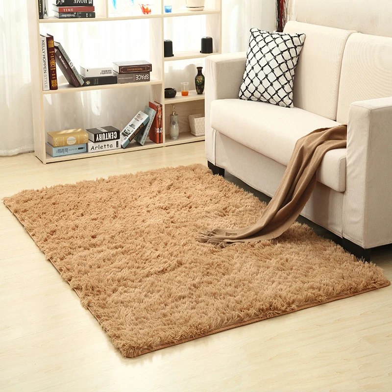 100%Polyester Soft Bedroom Decoration Shaggy Carpets Fluffy Area Rugs for living room Modern Carpets For Living Room