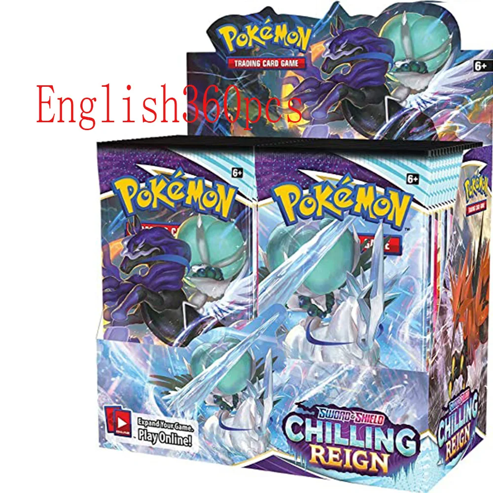 Wholesale English French Spanish Booster Card Box 360 pcs/box Trading Card Playing Crate Card