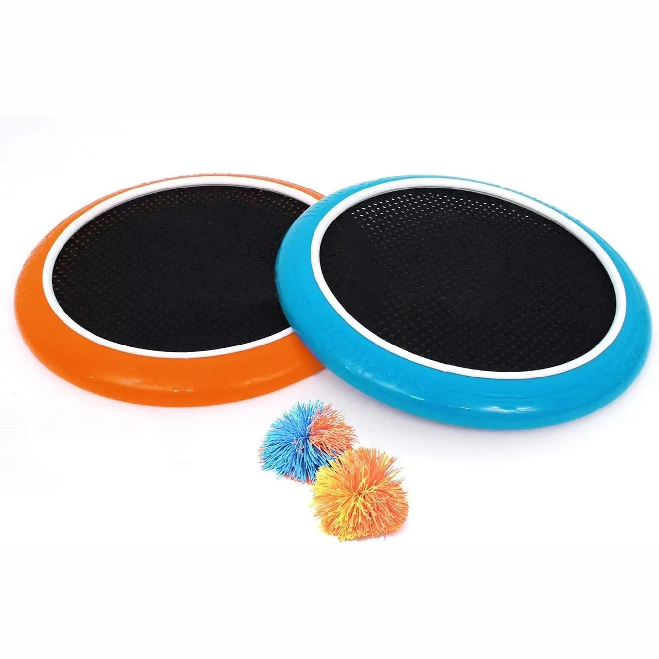 Play Trampoline Paddle Ball Toss Catch Game Children Bat Ball Catcher Set Trampoline Tennis Set Throw Catch Ball Disc