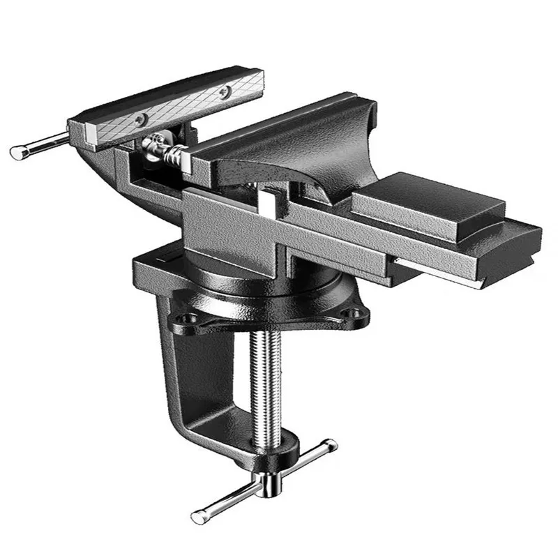 
360 Degree Rotatable Multi-function Quick Table Bench Vise Clamp Base Vises 