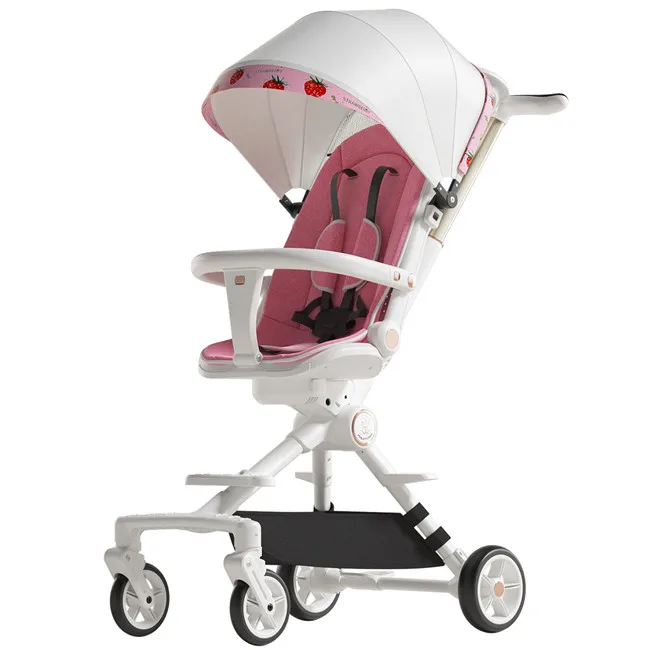 For Travel High Landscape Baby Toddler Stroller Trolley Go Karts Kids Buggy Pram Quality Foldable Baby Products Push Chair Carts