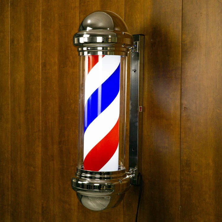 high quality rotation shop hair salon wholesale barber lamp poles