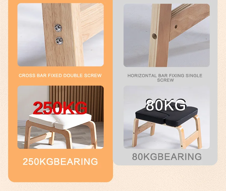 FER Products Buy Wooden Yoga inverted chair PVC Yoga inverted chair