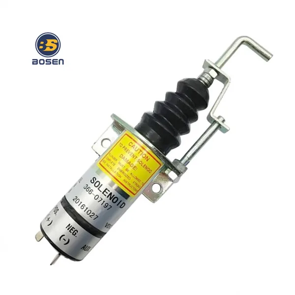 24V 366-07198 12V 366-07197 SA-3405T Fuel Shut Off Stop Cut Solenoid Valve for Lister Petter