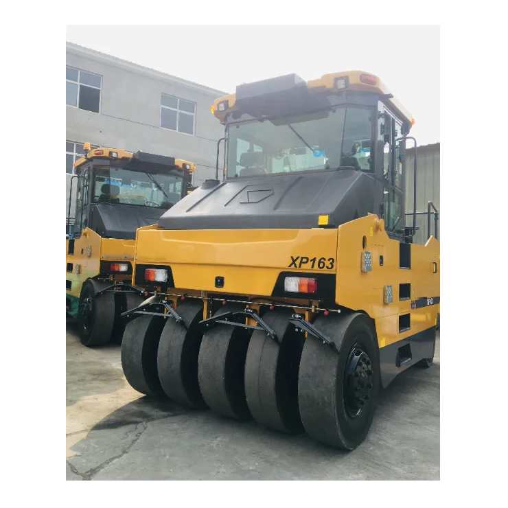 Compactors plate compactor roller compactors machine XP163 Rubber Tire Road Roller Price