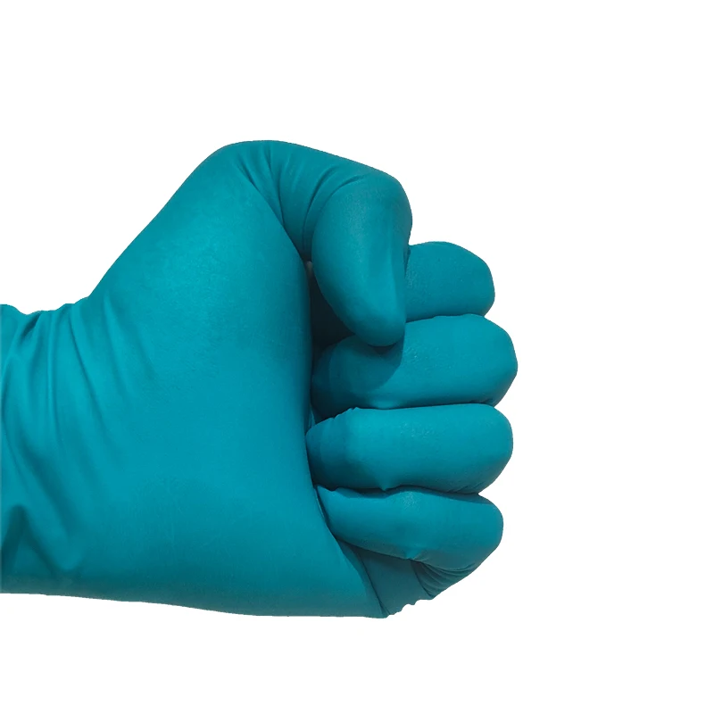 CE 9inch disposable hospital medical white protection latex powder free examination gloves for Europe