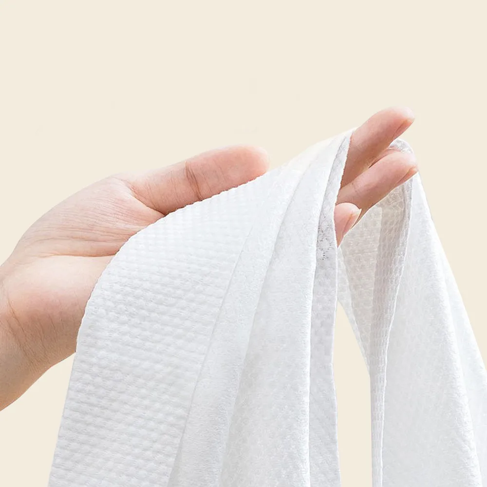 Disposable Compressed Paper Towels One-Time Use Bath and Travel Towels Convenient Tablet Design for Easy Storage and Use