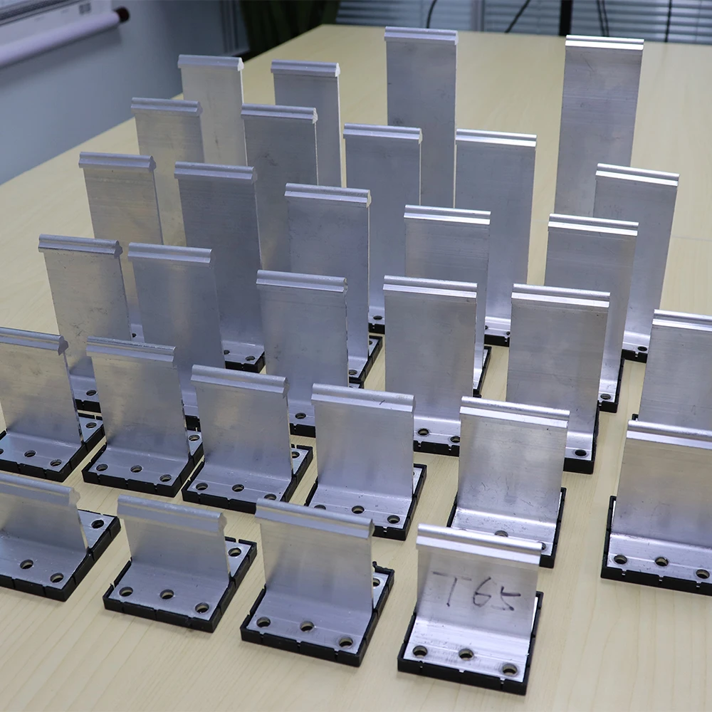 Aluminum magnesium manganese bracket fixed roof panel aluminum alloy T-shaped bracket steel structure