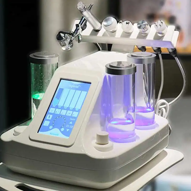 upgrade 6in1 Hydra Dermabrasion Aqua Peel Clean Skin Care BIO Light RF Vacuum Face Cleaning Hydro Water Oxygen Jet Peel Machine