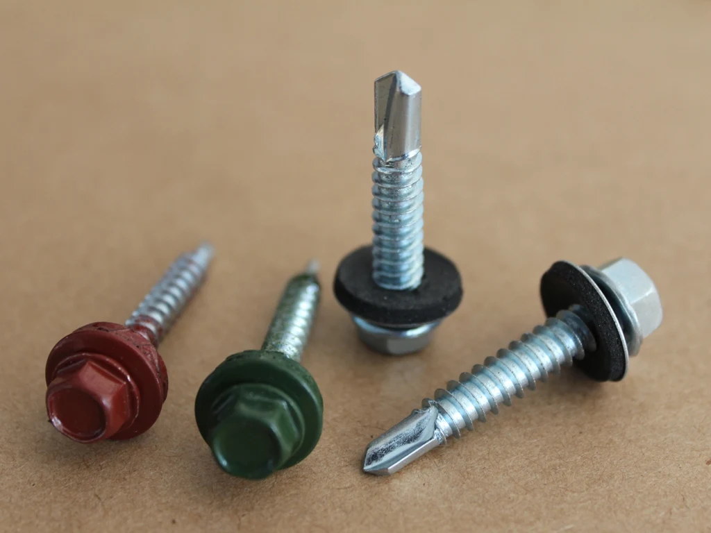 NBHC007SC Din7504 Hex head self drilling screw with EPDM washer roofing screw Metal Screws