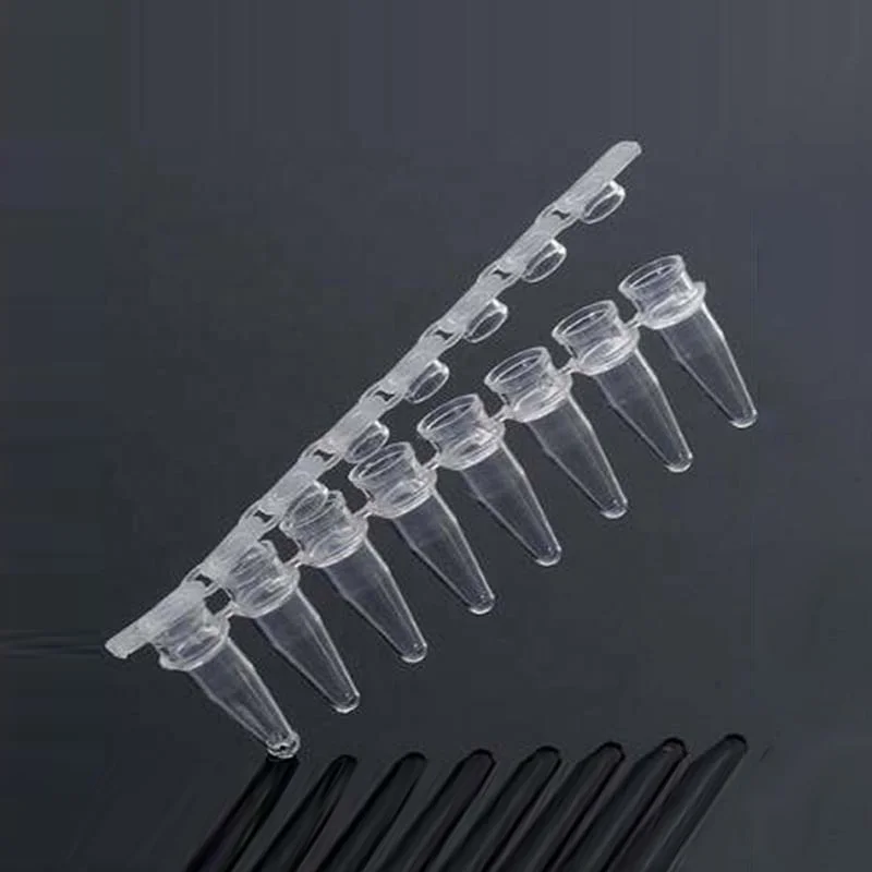 BIOBASE Китай L лаборатория ПЦР Стерильная одноразовая пцр трубка 8 полосок плоская крышка пцр трубка для центрифуги