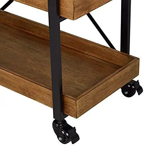 Hotel Wine Trolley Room Service Cart Mobile Serving Bar Cart Trolley