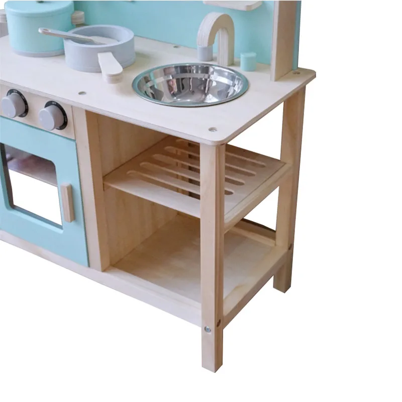 Детский игровой домик, кухня, Детская Веселая деревянная мебель, кухня, игровые Игрушки