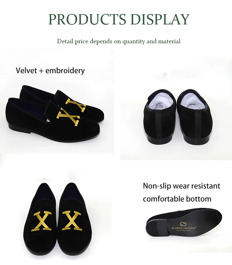 Giovanini British Men's Shoes Casual Velvet Loafers Shoes EVA Factory Customization New Party Customize Logo GENUINE Leather
