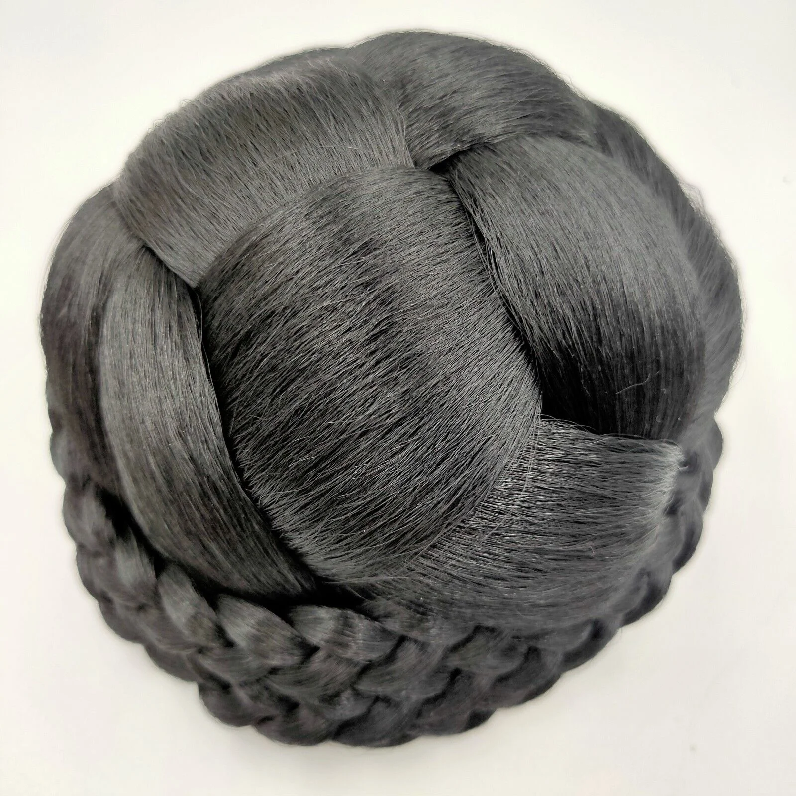 
Wholesale Ladies Black Cheap Synthetic Wavy Curly Clip in Wigs Hair Net Buns Chignon China Manufacturer Chignon Pieces Bun 