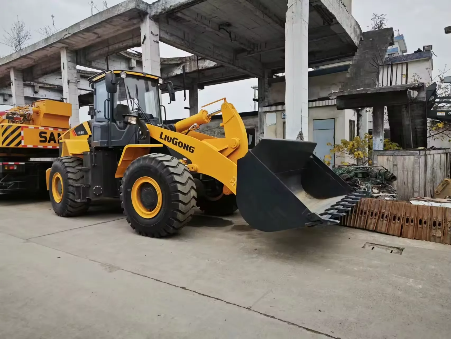 LIUGONG 856 856H CLG856H Front Loader 5 Ton China Large Articulated Wheel Loader LIUGONG 856 856H CLG