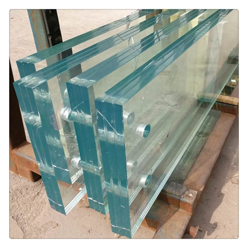 40mm Thick Tempered Shatterproof Laminated Glass Price For Stairs