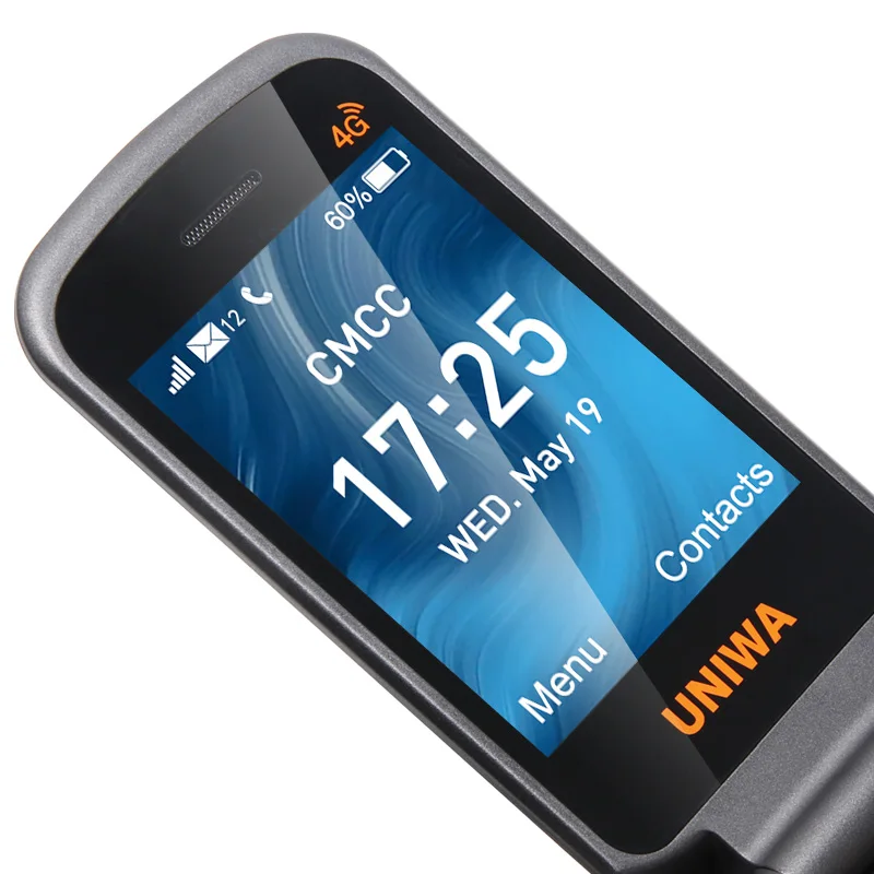 Разблокированный телефон-раскладушка UNIWA V909T, экран 2,8 дюйма, 4G LTE, с клавиатурой, сотовый телефон, сотовые телефоны
