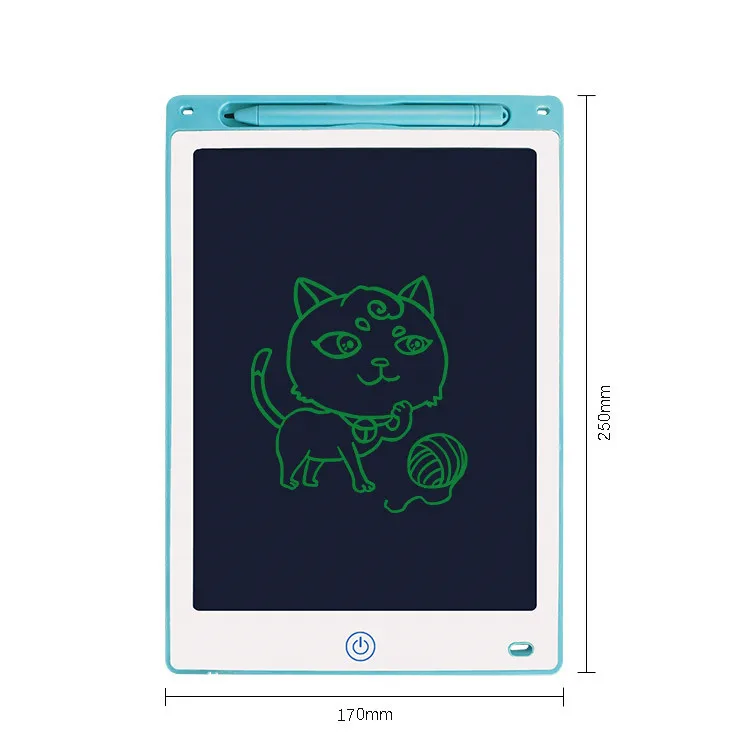 ABLE notepad 10 inch single color LCD Handwriting tablet LCD smart School supplies  Custom stationery lcd writing pad 12 inch