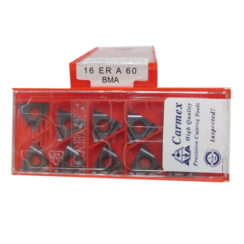 Carmexs Cutting Tools Tungsten Carbide Threading Inserts 16ER1.5ISO BMA/MXC