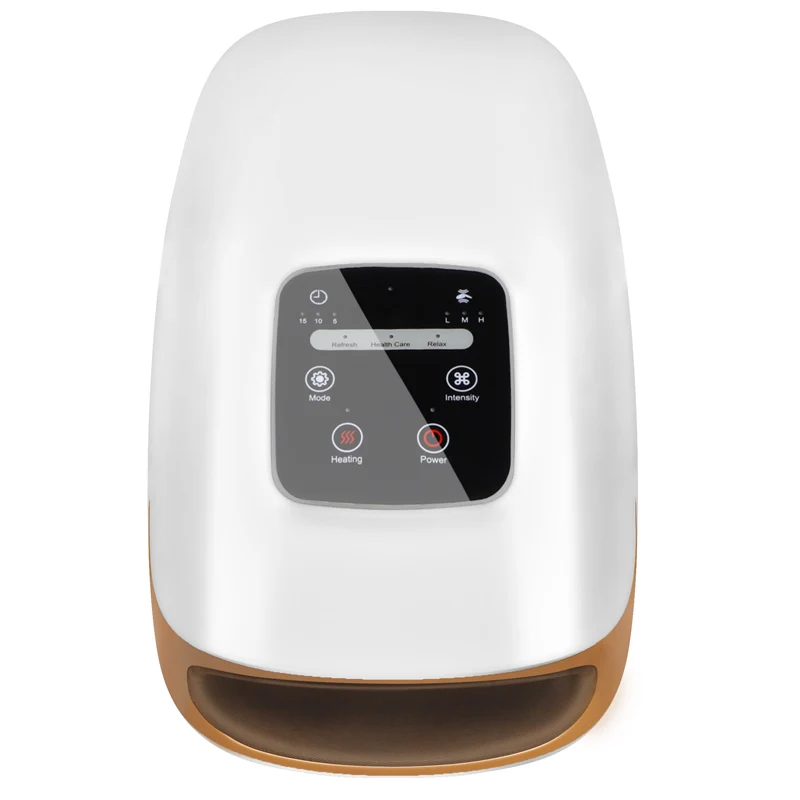 Wholesale price cordless vibrator acupressure electric hand held white heat shiatsu massager small hand device machine