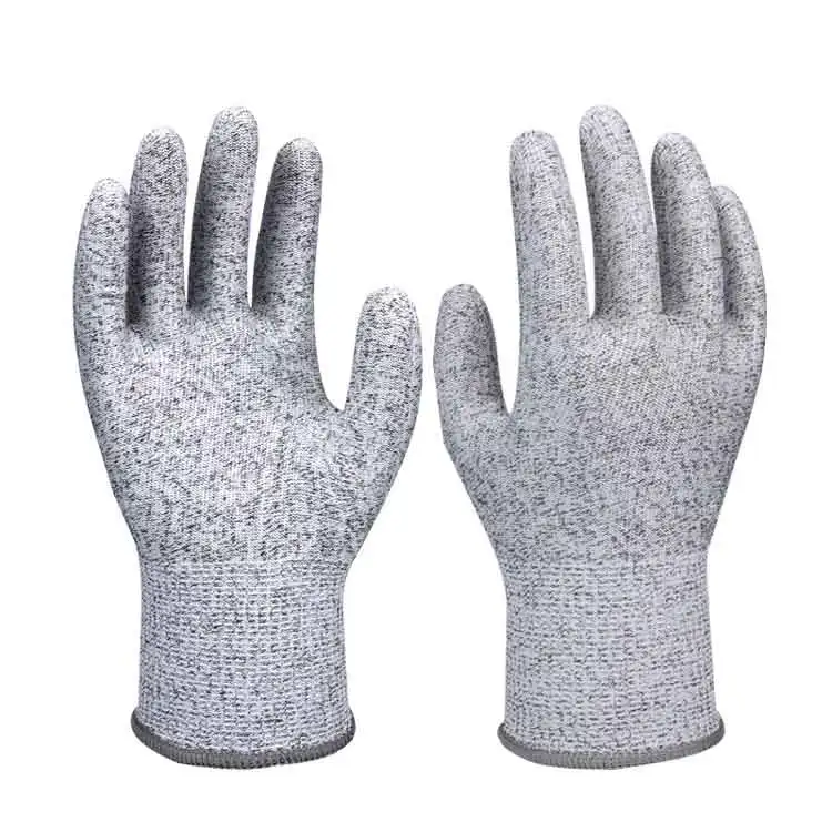 Factory direct supply of wear resistant HPPE anti cut gloves for kitchen