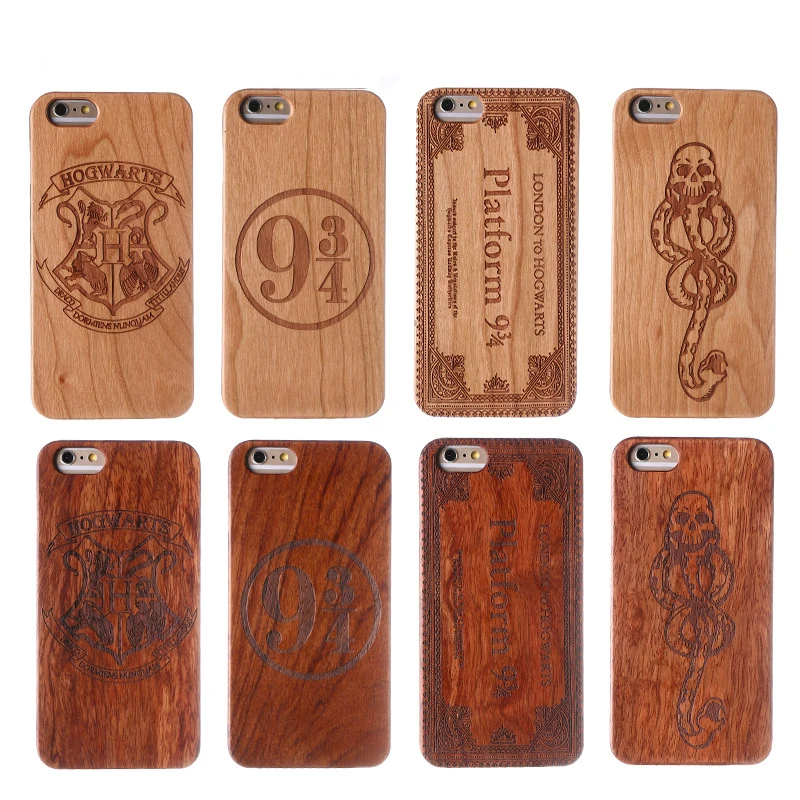 Wholesale Natural Solid wood Cell Phone Case Cover For Iphone/Samsung Pro rosewood TPU side protective wooden shell cover