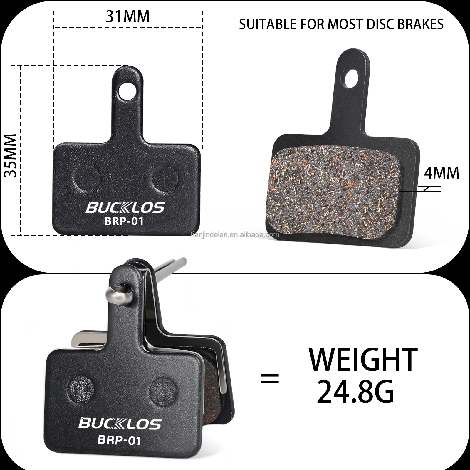 DELANHUWI Essential Road Bicycle Disc Brake System Parts for Efficient Braking for Mountain Bikes