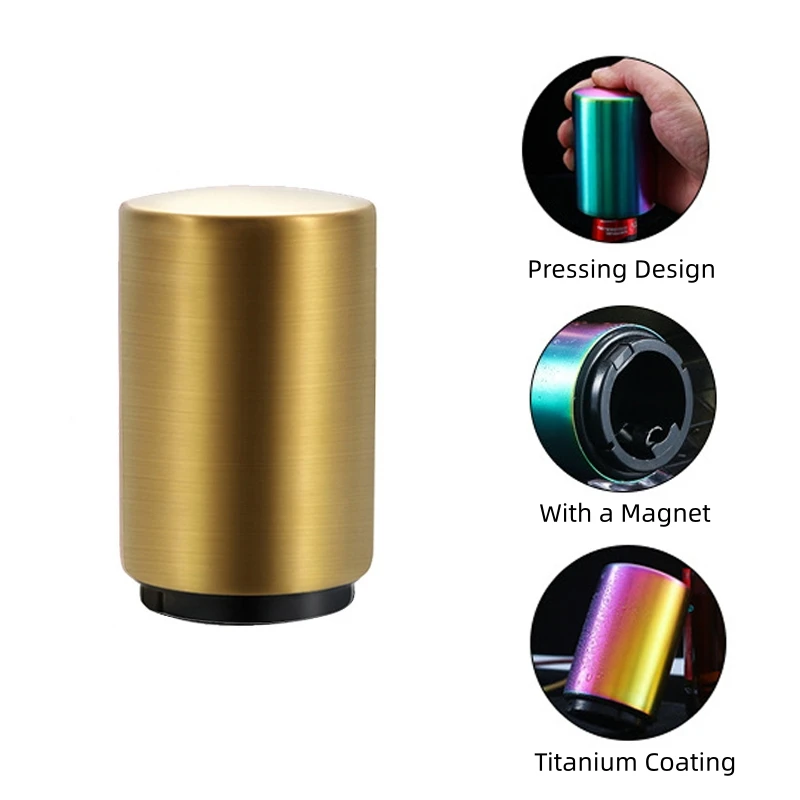 Factory Original Custom Logo Automatic Stainless Steel Auto Beer Bottle Opener