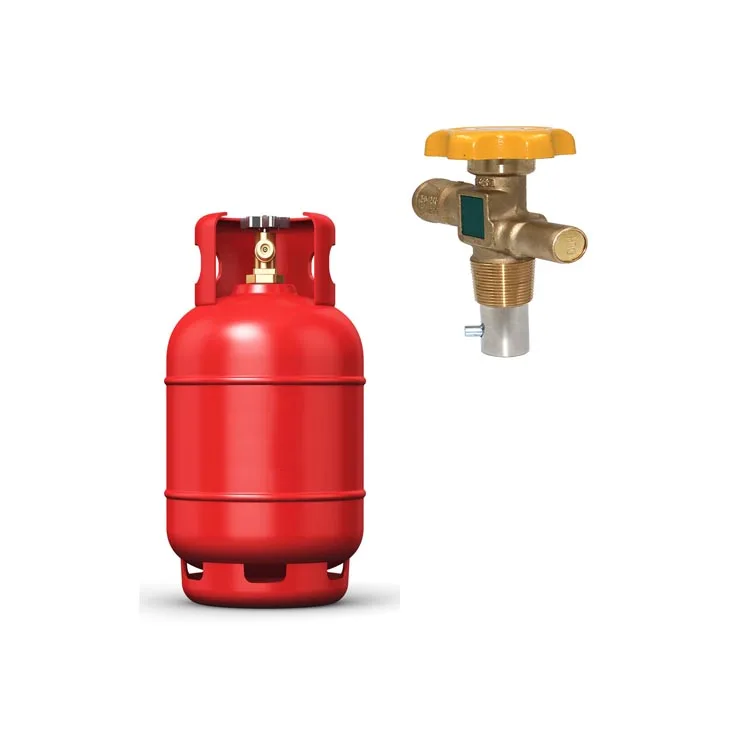 DOT CE ISO4706 9kg lpg propane butane gas cylinder tank bottle kitchen restaurant cooking with SABS certififed V6S2 POL valve