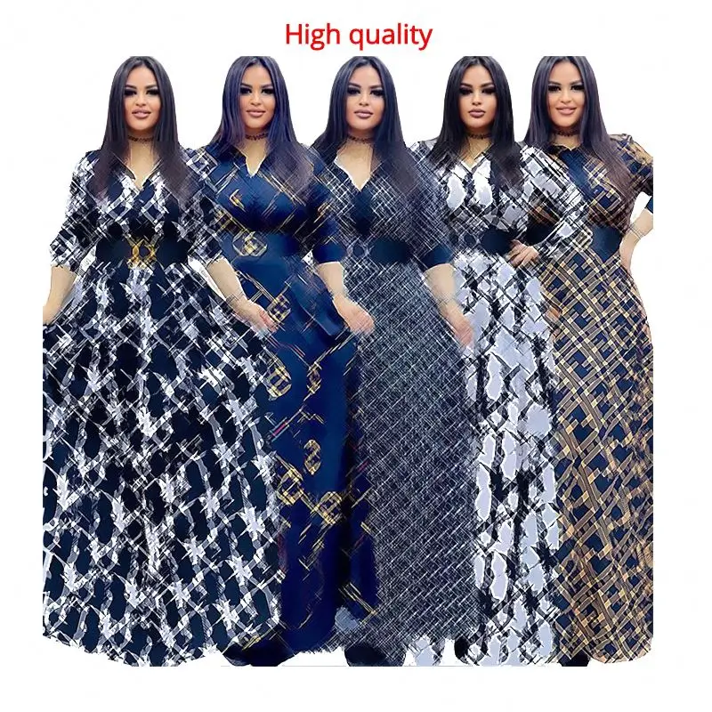 Plus Large Black People Luxe Womens Clothing 2023 Wedding Party Clothes Women Dress Designer Famous Brand Africa Clothing J2636