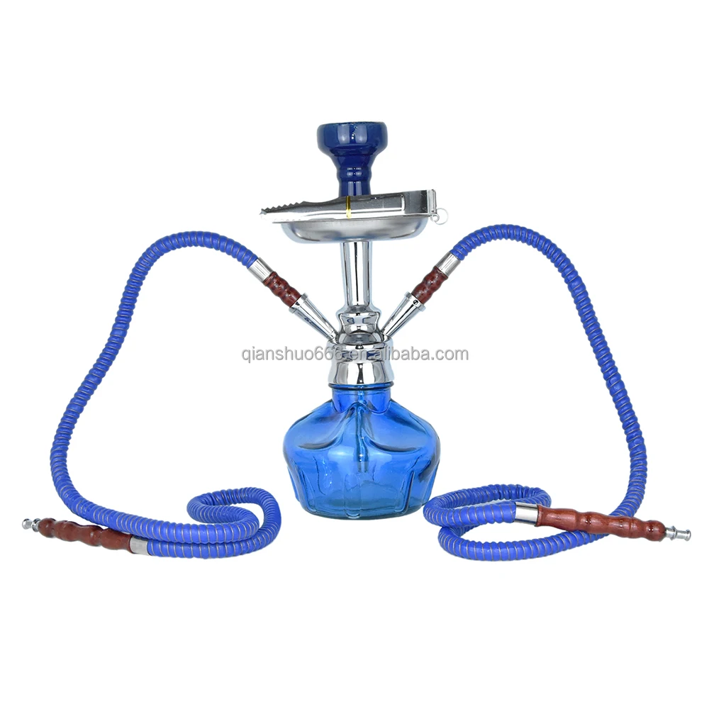 Hot sale factory good quality zinc alloy Mya hookah shisha nargile chicha with cage in stock hookah with 2 pipes