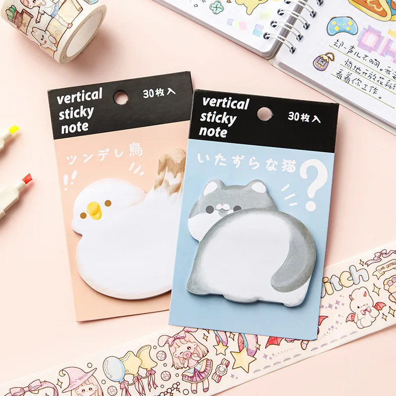 Wholesale Japanese and Korean Instagram Cartoon Animal Shaped Notebook with Alien Cute N Times Sticky High Beauty Sticky Sticky