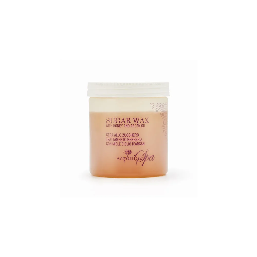 Arganiae Premium Quality Made In Italy Personal Care Sugar Wax Enrich With Argan Oil Lemon For Face And Body 800Gr