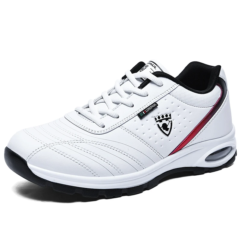 LUHUPAUL 2021 Luxury Good Price Leather Shoes Sneakers Running Outdoor Jogging Tennis Shoes