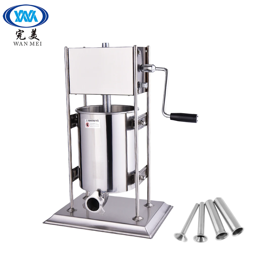 High Quality Commercial 304 Stainless Steel Meat Manual Sausage Stuffer