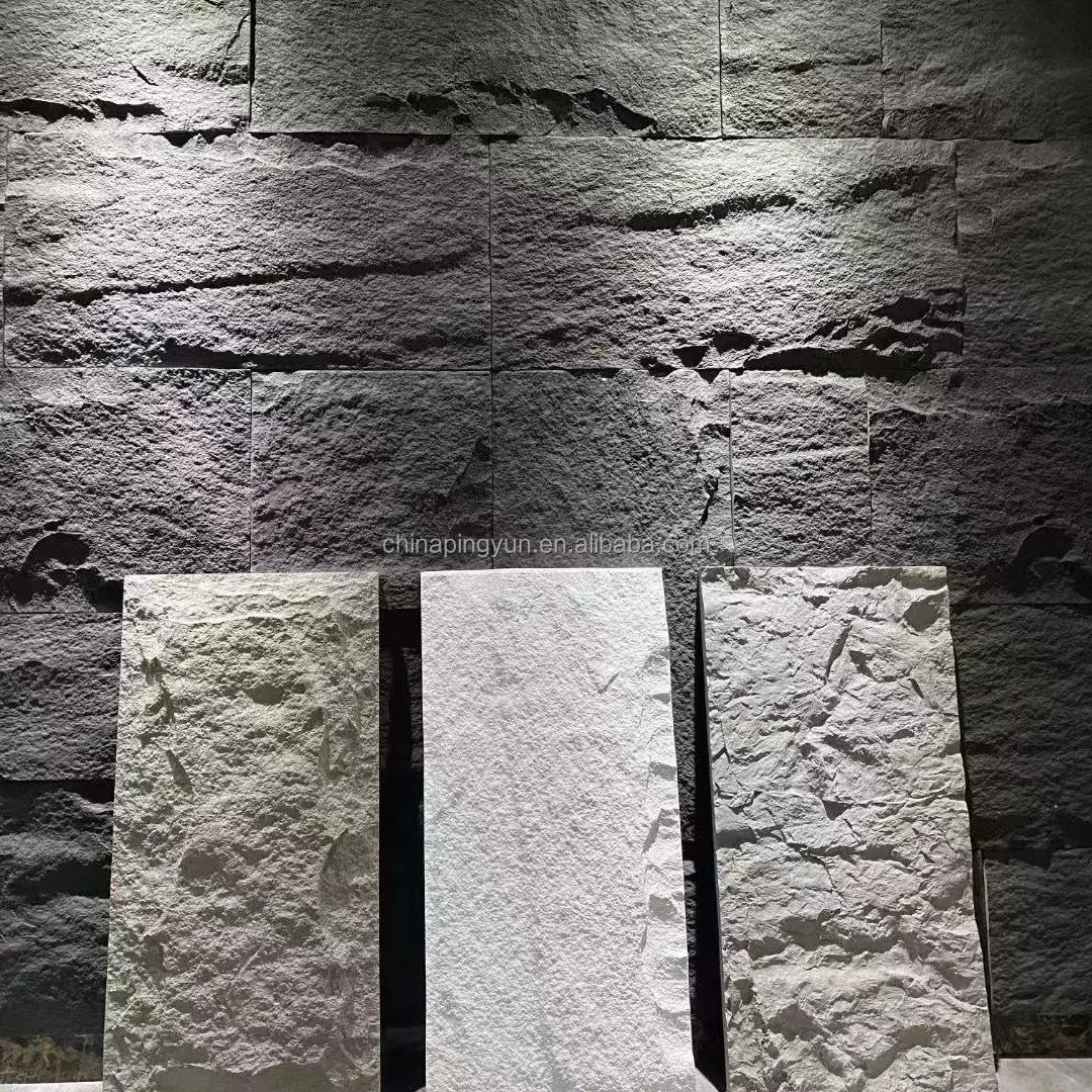 stone panel faux pu rock stone wall panel cold cast pu resins for artifical stone