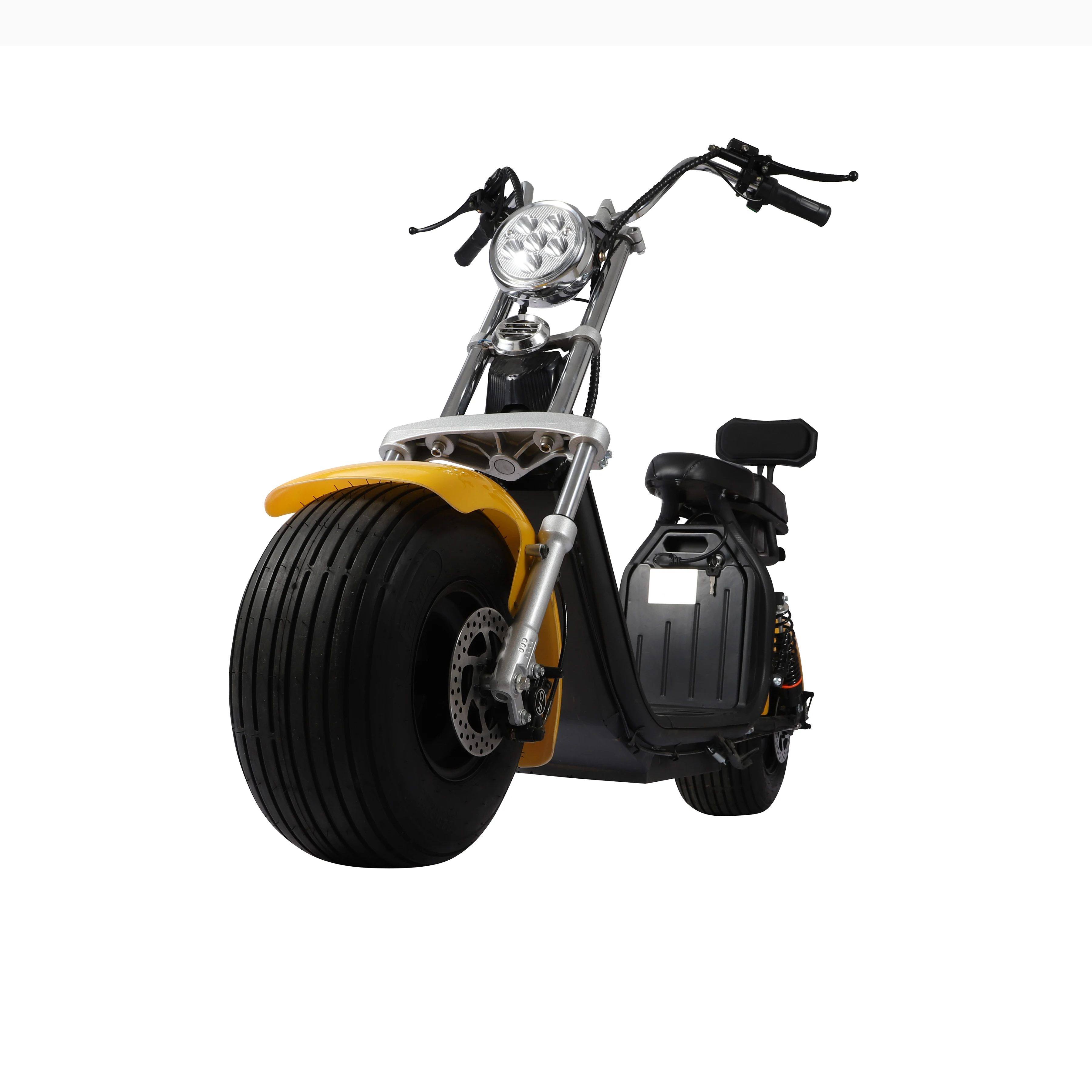 Powerful battery scooter fat tire 2 wheel electric citycoco 19.5 inch