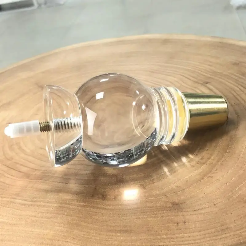 Furniture leg Light luxury acrylic transparent sofa foot table chair simple