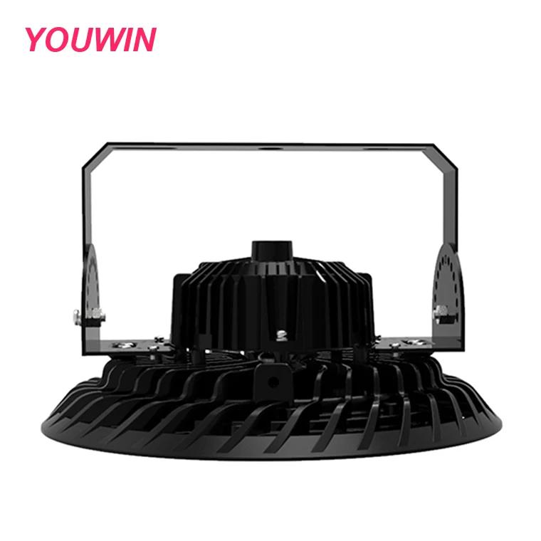 YOUWIN Ac100-277v 6000k Warehouse Garage Industrial Lighting Ufo Led High Bay Light High Power 100w 150w 200w Aluminum 80 IP65