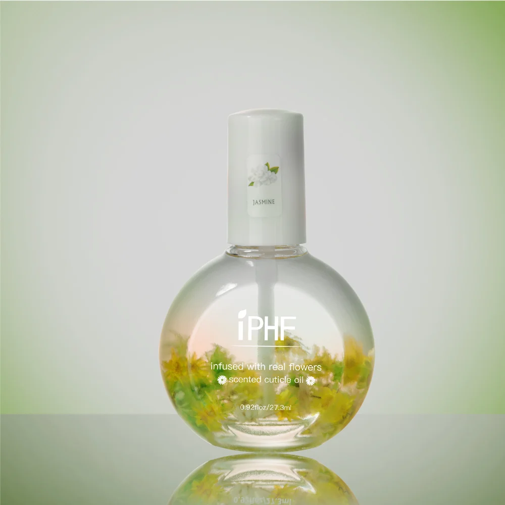 Hot Sale Natural Dried Flowers Nail Oil Cuticle 27ML Soften Tool Revitalizer Oil For Nail Nourishment