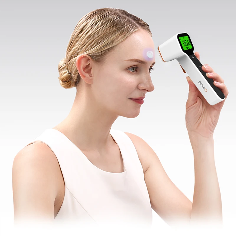 Electric smart contactless digital LCD display baby fever forehead infrared temperature thermometer