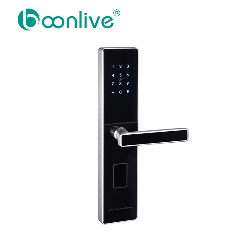 Boonlive Shenzhen Wireless Wifi Remote APP Door Lock House Building Smart Access Door Lock Apartment Bluetooth Lock